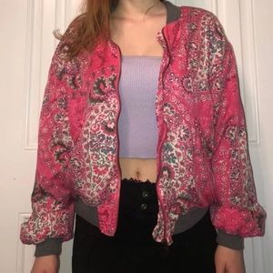 super comfy free people bomber jacket